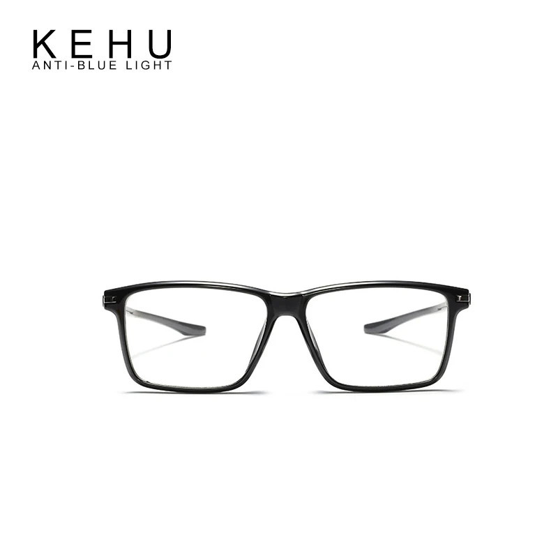 KEHU TR90 синий свет блокирующие очки для мужчин компьютер и мобильный телефон анти-голубые легкие очки модные очки с оправой KE12