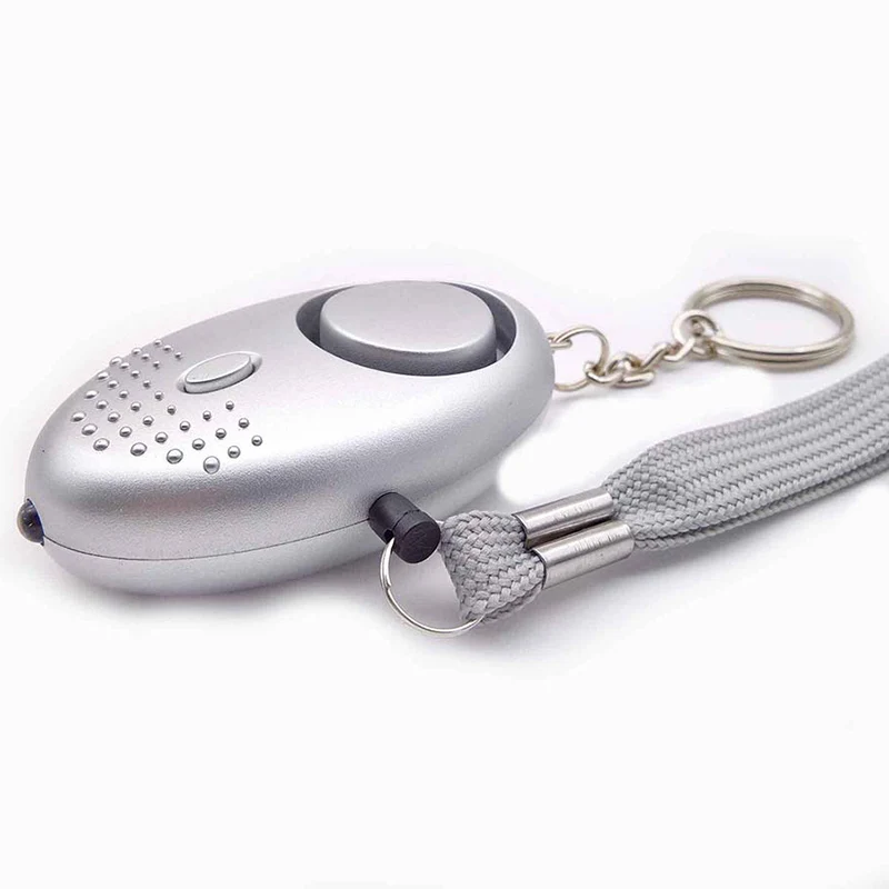 130 db Personal Security Alarm Keychain Self Defense Electronic Device for Women Girls Kids GY88