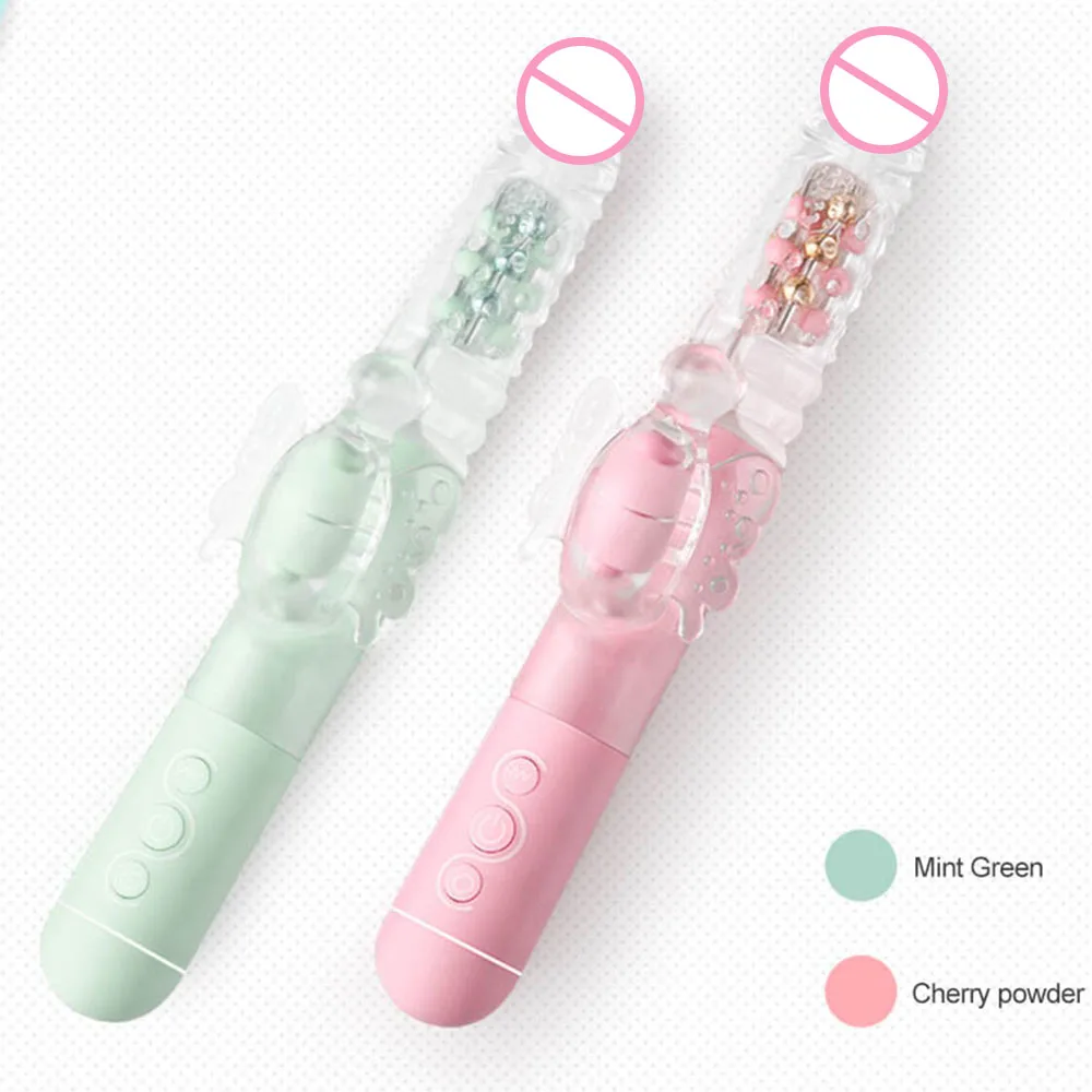 12 скоростей вращения бисера вибратор фаллоимитатор клитор массажер G spot