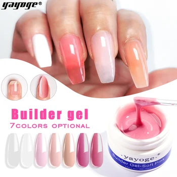 

YAYOGE 14g Nail Builder Gel In a Bottle Gel Polish UV LED Hard Gel For Nails Extensions Long Lasting Soak off Manicure Nail Art