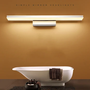 

Stainless Steel IC Constant Current Isolation Drive Led Mirror Light 9/12W Bathroom Lighting Beauty Led Mirror Light Waterproof