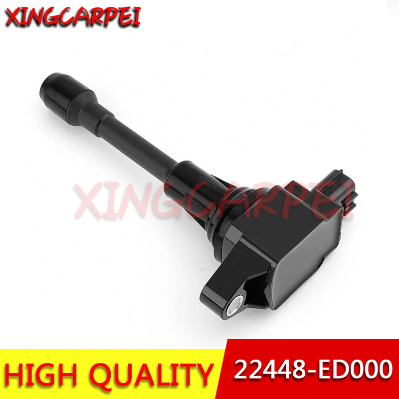 4pcs 22448-ED000 Ignition Coil For Nissan Altima Sentra Versa X-Trail NV200 Tiida C11 Infiniti Frontier FX50 M56 22448-JA00C | Автомобили