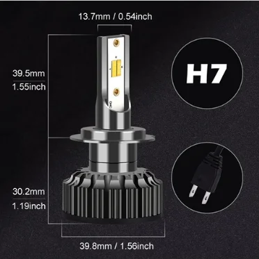 H7 3 цвета с двумя типами света H4 светодиодный автомобильный светильник H1 H3 H7 H8 H11 IP67 Водонепроницаемый Авто головного средства ухода за кожей Шеи светильник с зэс чипы 9005/6 Plus/7 HB4 6500K 72W фары для 8000LM - Испускаемый цвет: H7