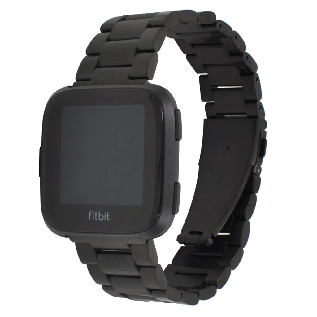 Подходит для Fitbit Versa сменный Браслет из нержавеющей стали без винтов