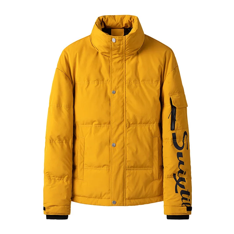 Cotton Coat Men's Winter New Style MEN'S Cotton-padded Clothes Thick Warm Loose Casual Versatile Hooded Cotton-padded Jacke