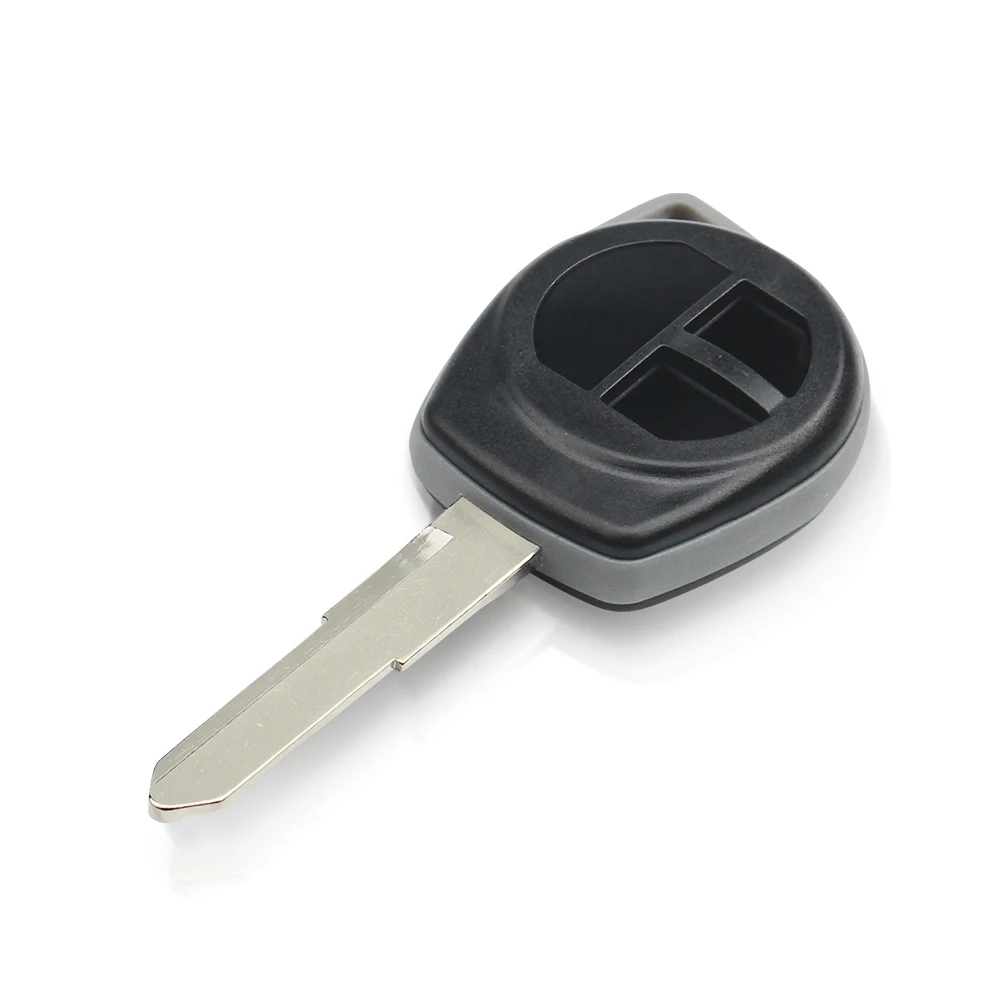 KEYYOU 2 кнопки чехол для дистанционного ключа от машины FOB корпус FOB для Suzuki grand vitara SWIFT HU133R лезвие резиновый кнопочный коврик