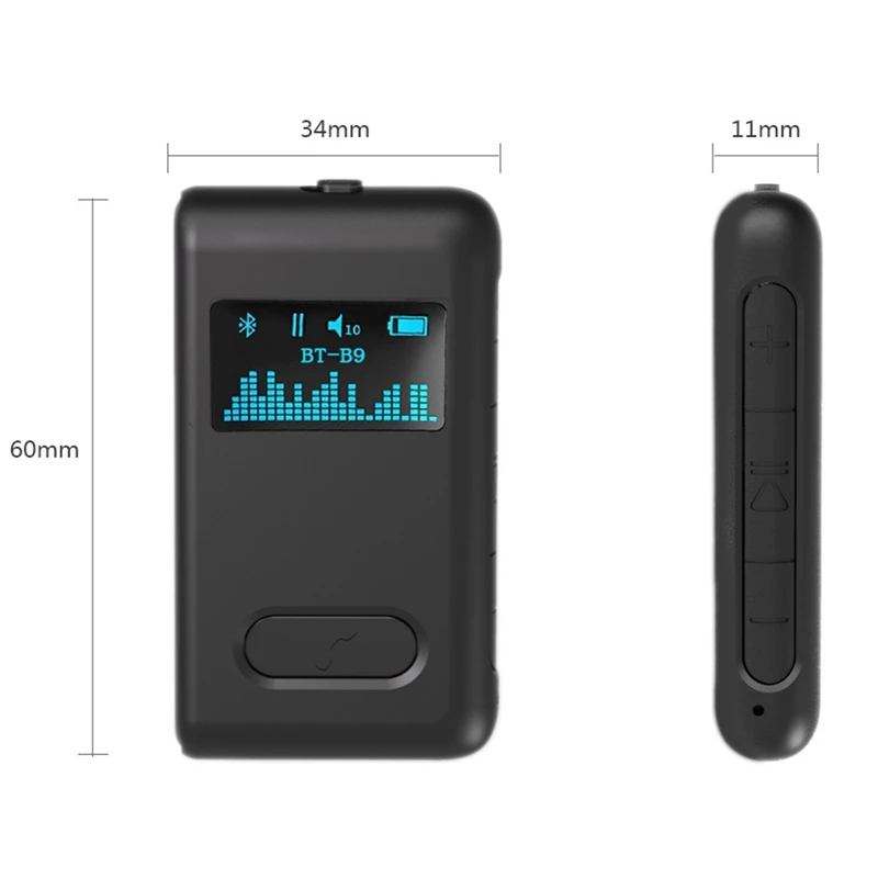 2 in 1 Wireless Bluetooth 5 0 Receiver Transmitter Adapter 3 5mm Jack For Car Music Audio Aux A2dp Headphone Reciever Handsfree