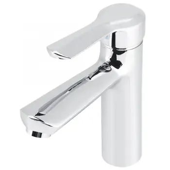 

Single Hole Brass Basin Mixing Water Faucet Cold and Hot Water Tap for Household Bathroom Use Tool