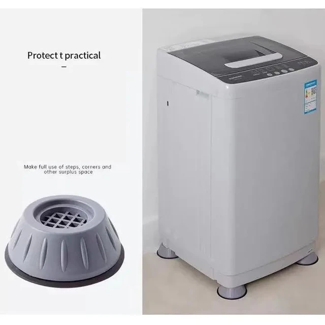 1/4pcs Anti Vibration Washer Feet Pad Universal Washing Machine Anti-Skid Roller Kit Furniture Lifting Foot Base 2