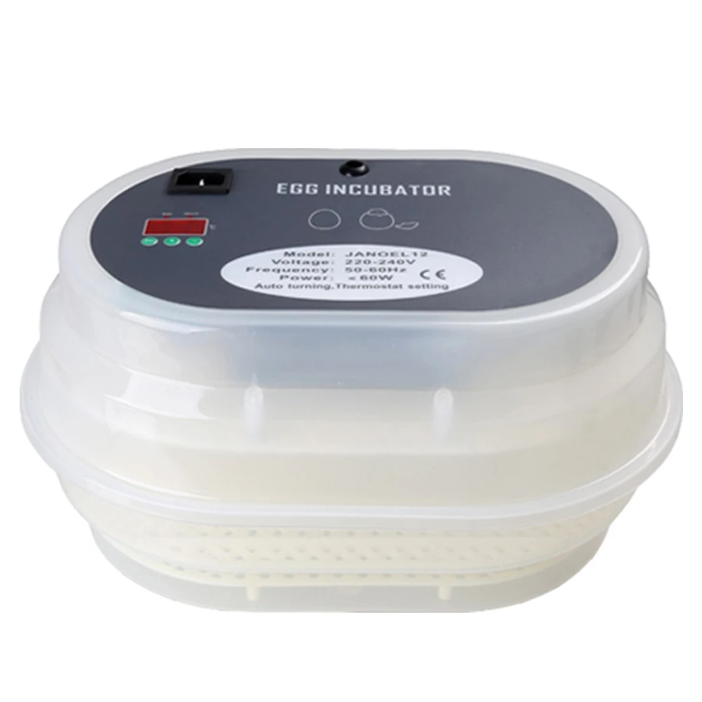 

Best Price Digital 12 Eggs Incubator Automatic Poultry Hatcher Temperature Control With Auto egg turner for Chickens Ducks Birds