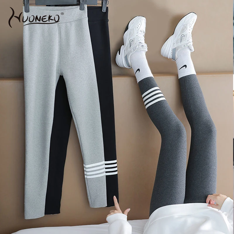 black leggings Leggings Women Push Up Fleece Lined Winter Warm Leggings Imitation Jeans Slim Pants Fashion Clothes Pencil Lady Jeggings WLG01 adidas leggings