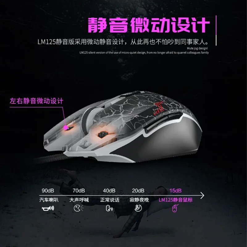 

Origional Product Wrangler Silent Jedi Survival Lol Gaming Game Colorful Shining 6D Mouse