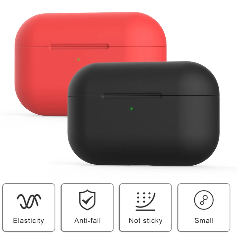 Силиконовый чехол для Apple Airpods pro, защитный чехол, bluetooth-гарнитура, силиконовый защитный чехол для наушников