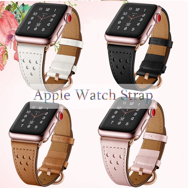 Ремешок для наручных часов для apple Watch на ремешке 42/38/44/40 мм, correa apple watch 4 5 дышащие спортивные петля ремешок браслет для наручных часов iwatch, версия 1, 2, 3, ремешок Ремешок для apple watch