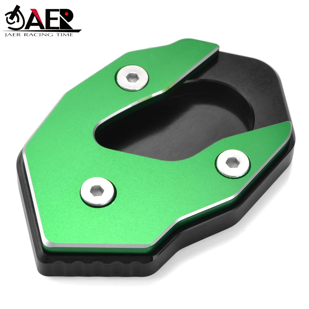 JAER Moto rcycle CNC Kickstand подножка боковая подставка удлинитель опорная пластина для