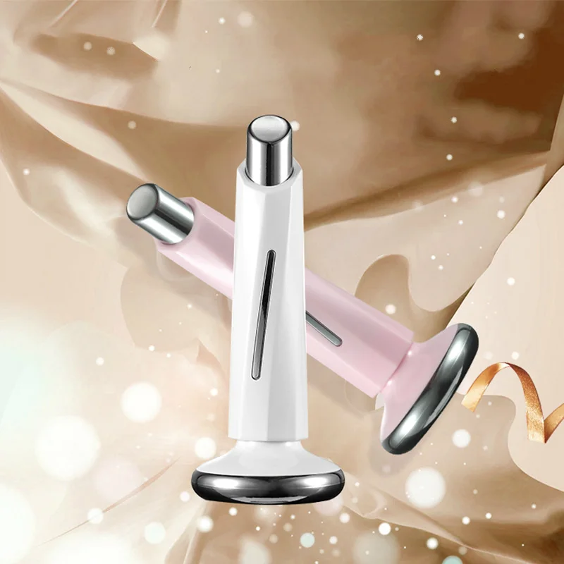 Ultrasound Therapy Skin Scrubber Ultrasonic Pore Cleaner Galvanic Ion Spa Beauty Device Facial Massage Face Roller Facial