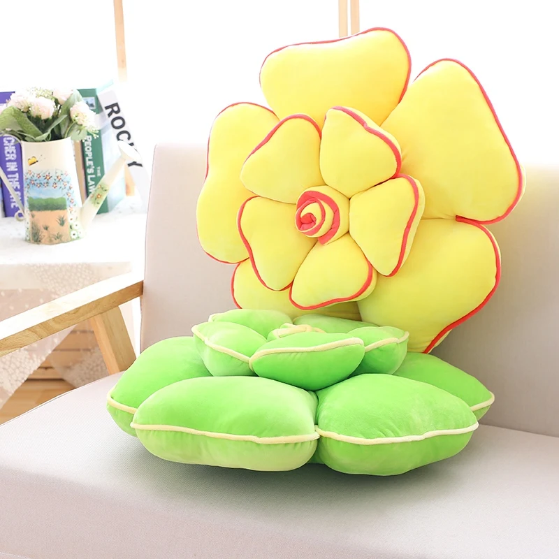 Розовая подушка милый супер большой цветок плюшевая игрушка мультфильм