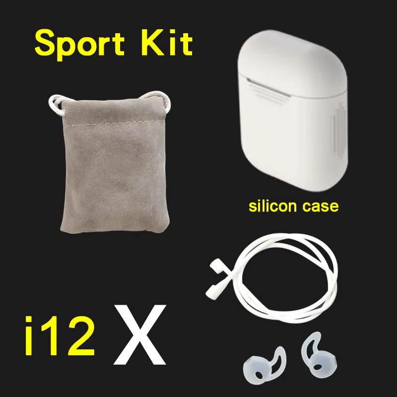 i12X sport white I12 X 1:1 TWS 5 часов Мощность i12X i12 TWS Беспроводной наушники Bluetooth PK i30 i20 наушники 6D бас наушники i10 i11 i12 i9s - Цвет: i12X sport white