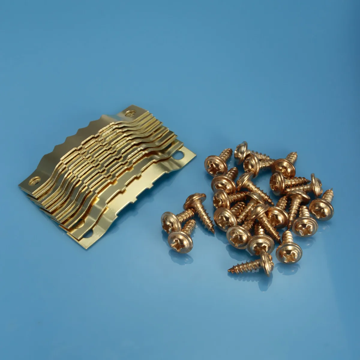 

10 Pairs Golden Saw Tooth Hooks For Picture Frame er ing Photo Wall Oil Painting Sawtooth Hooks with Screws