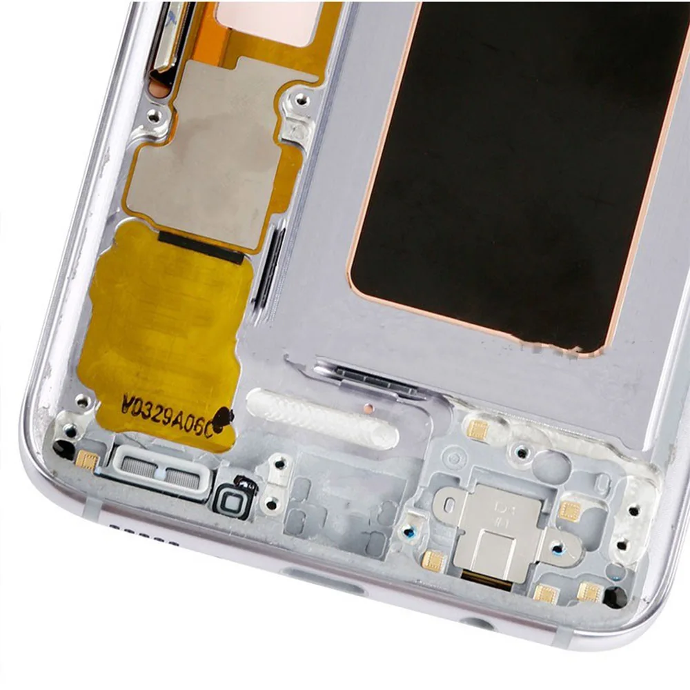 Активно-матричные осид, для SAMSUNG Galaxy S8 G950 G950F Дисплей S8 плюс S8Plus G955 G955F ЖК-дисплей Замена Сенсорный экран планшета в сборе с рамкой