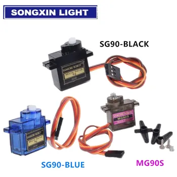 

10pcs/lot 100% NEW Wholesale SG90 9G Micro Servo Motor For Robot 6CH RC Helicopter Airplane Controls for Arduino