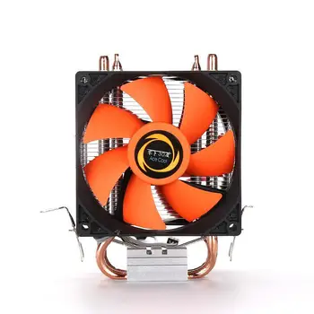 

Double CPU Cooler Fan Double Copper Tube Strong Geat Dissipation Multiplatform Computer Host Radiator