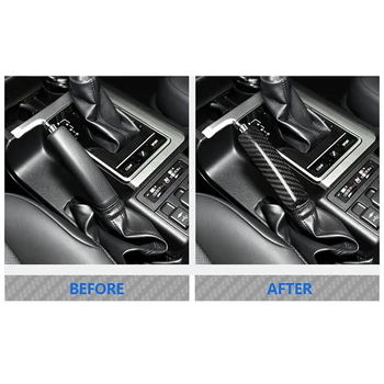 

Accessory Handbrake Cover Parts Hand Brake Shift Knob Decoration Black