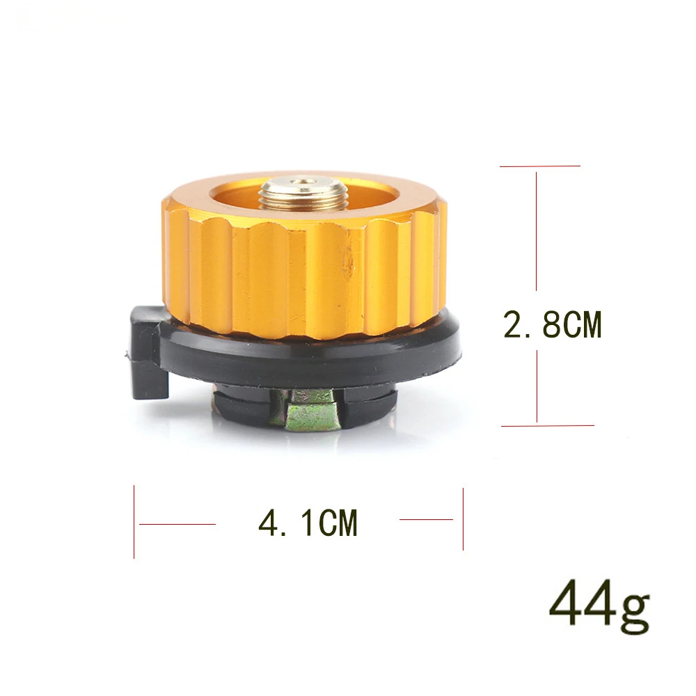 Outdoor Camping Stove Refill Adapter Flat Gas Adapter Valve Canister Gas Convertor Shifter Cylinder Refill Adapter
