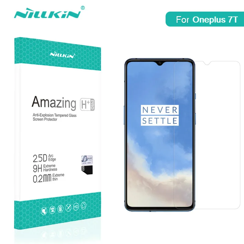 Защитное закаленное стекло NILLKIN для Oneplus 7T 9H взрывозащищенное Закаленное 7T/One Plus
