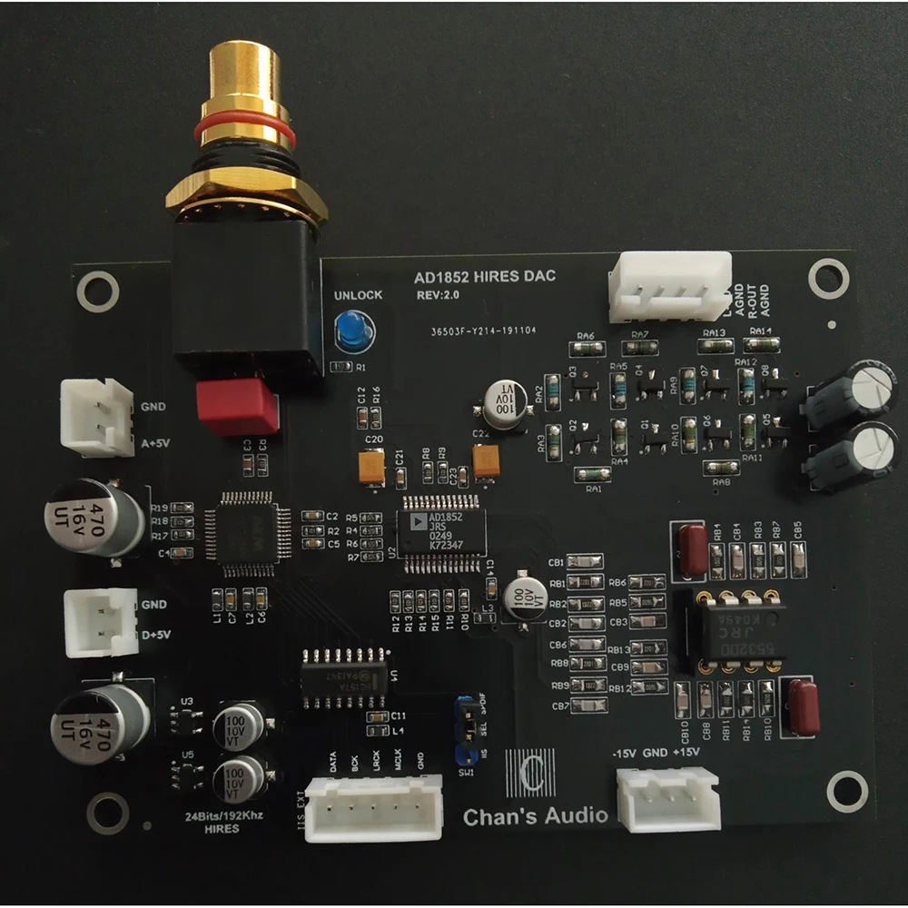 AD1852 DAC декодер плата AK4118 IIS выход DAC плата