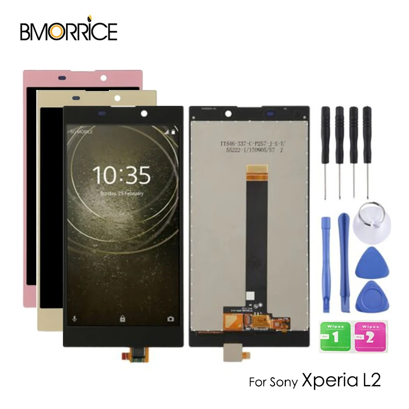 

Original LCD For Sony Xperia L2 Display H3311 H3321 H4311 H4331 LCD Display With Touch Screen Sensor Glass Assembly Replacement
