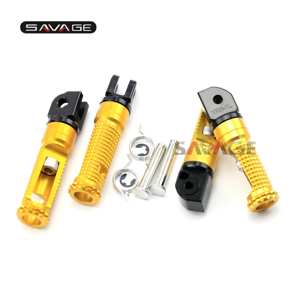

For YAMAHA FZ-07 FZ-09 FJ-09 FZ-10 FZ8 FZ6 FZ1 MT-10 MT-09 MT07/Tracer XSR 700 900 Rider Passenger Front Rear Foot Pegs Footrest