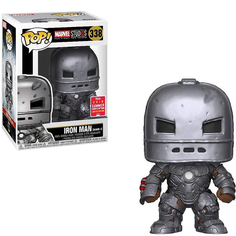 Экшн-фигурки из ПВХ FUNKO POP Marvel Limited Iron Man эксклюзивные игрушки для детей подарок на