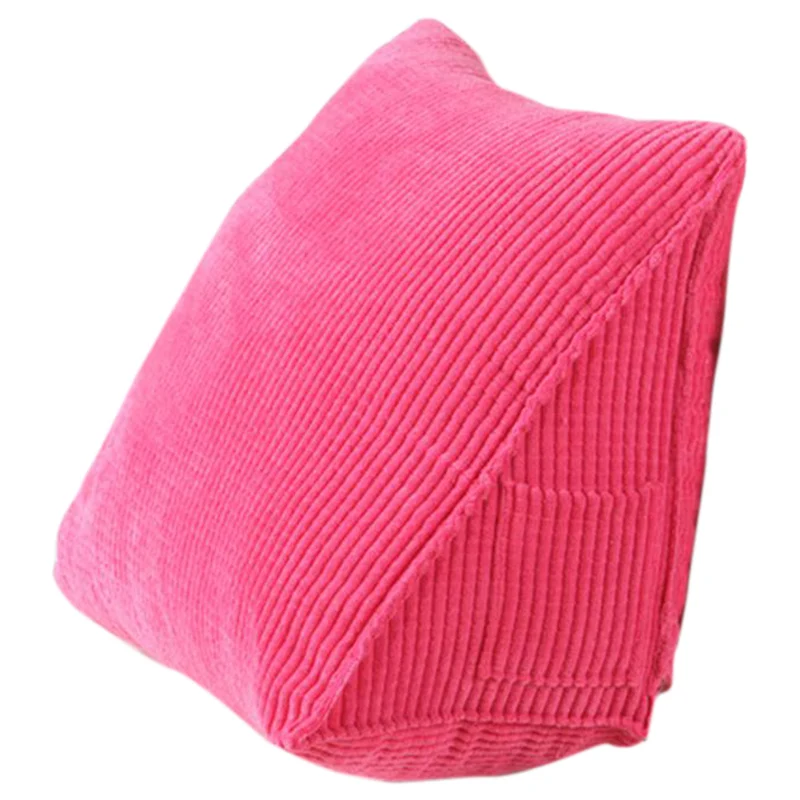 Rose Red ELEG-спинка для чтения, подушка на танкетке, подушка для спины, поясничная Подушка, кровать, офисное кресло, подушка для отдыха, подушка для поддержки спины - Цвет: Rose Red