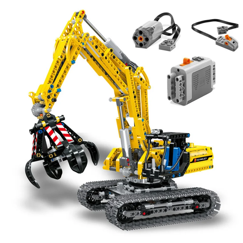 

720PCS Excavator Car Building Blocks Compatible Lepining Toys For Kids Technic 42006 Engineering Truck Model For Children Toys