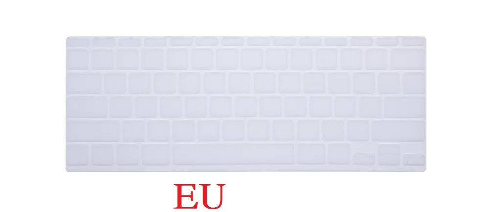 EU-Clear Мягкая силиконовая клавиатура для Macbook Air 11, чехол для клавиатуры A1465 A1370, Защитная пленка для клавиатуры - Цвет: EU-Clear
