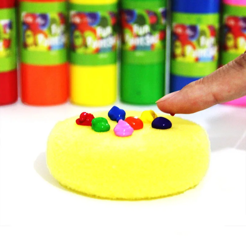 Sponge Painting Brushes Kids Painting Kits Early Learning Drawing Toys for DIY Art Crafts