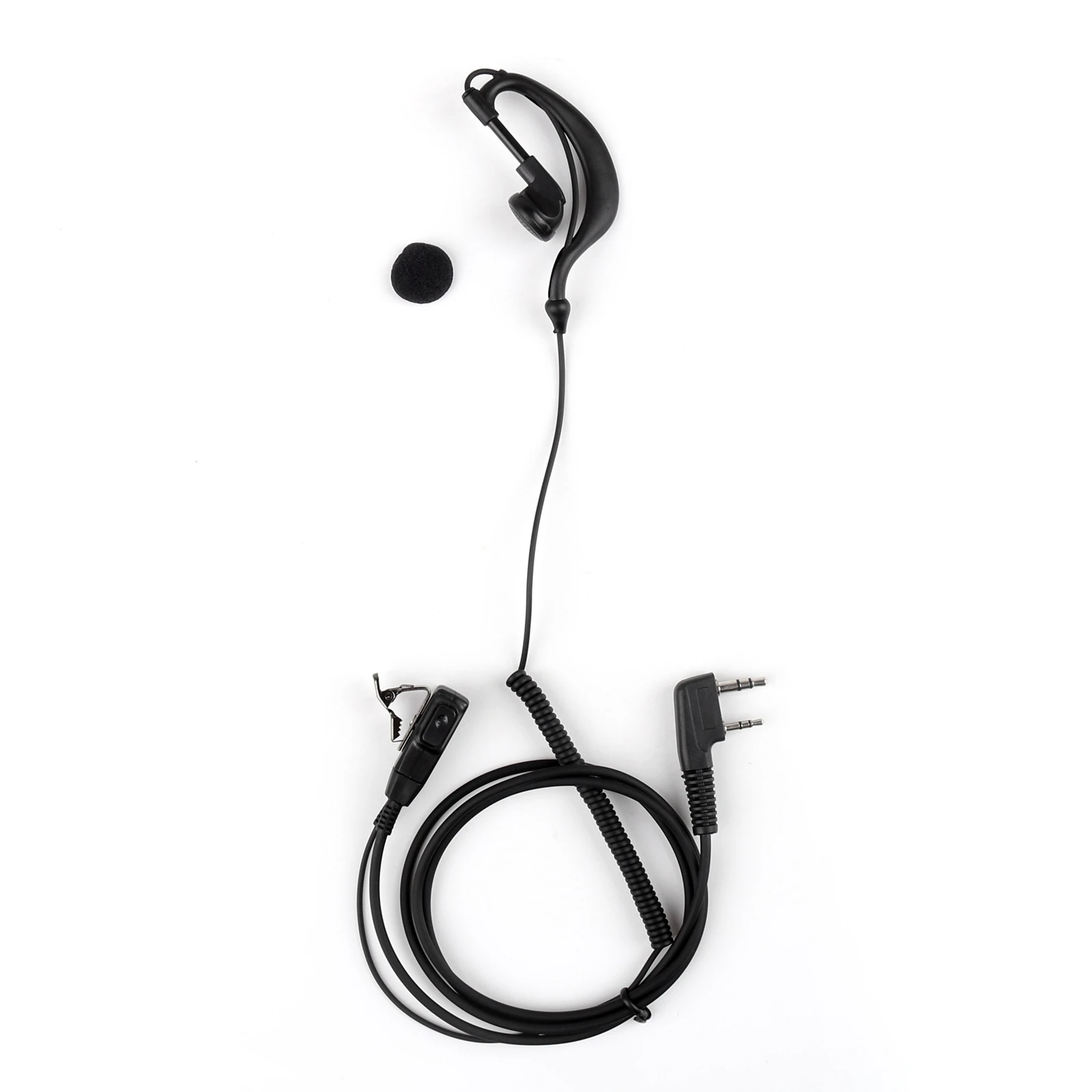 Artudatech висит крючком гарнитура, функция PTT MIC для TYT Baofeng Kenwood Icom KPG UV5R 888S аксессуары