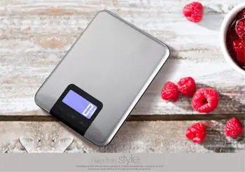 

5kg/15kg Stainless Steel Digital USB Kitchen Scale Precision postal Food Diet scale for Cooking Baking Measure Tool