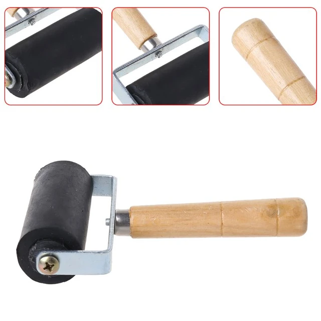 6cm Professional Rubber Roller Brayer Ink Painting Printmaking Roller Art  Stamping Tool DIY Craft Tool For Kids - AliExpress