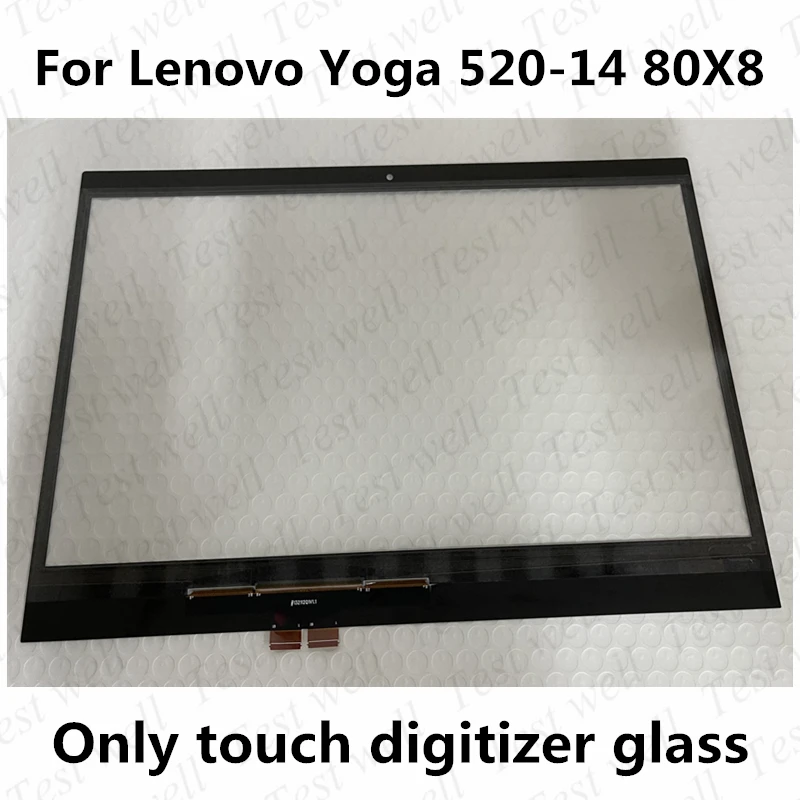 Original 14.0&quotTouch Screen Digitizer Glass Front Panel for Lenovo Yoga 520-14 80X8 520-14IKB flex 5-14 series Without LCD | Компьютеры