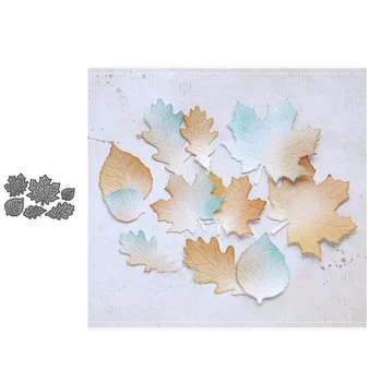 

Metal Cutting Dies 6pc leaf Scrapbooking Stencil Craft Cut Die For DIY Card Crafts Handmade