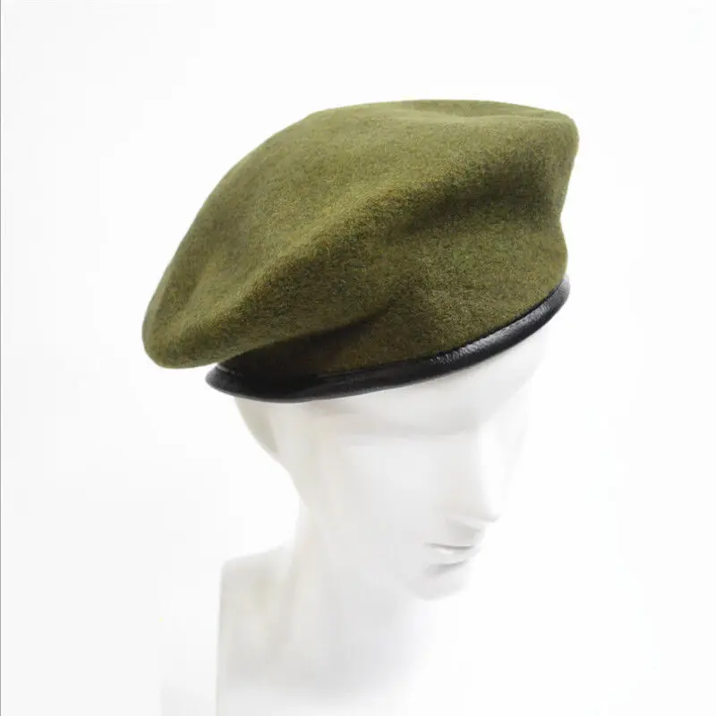 Hot Fashion Military Soldier Army Berets Hat Unisex Men Women Winter Warm Wool Beret Cap 2