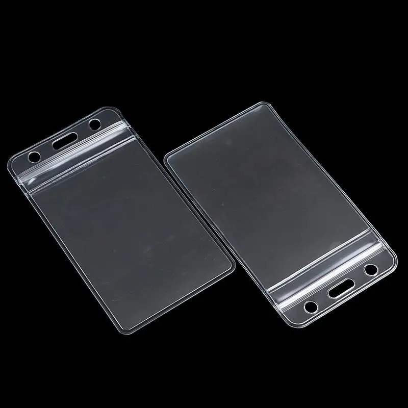 Vertical Transparent Vinyl Plastic Clears ID Card Bag Case Badge Holder Accessories 10Pcs/lot wallet card holder card holder credit card holder credit card wallet card wallet id card holder id card case card sleeves
