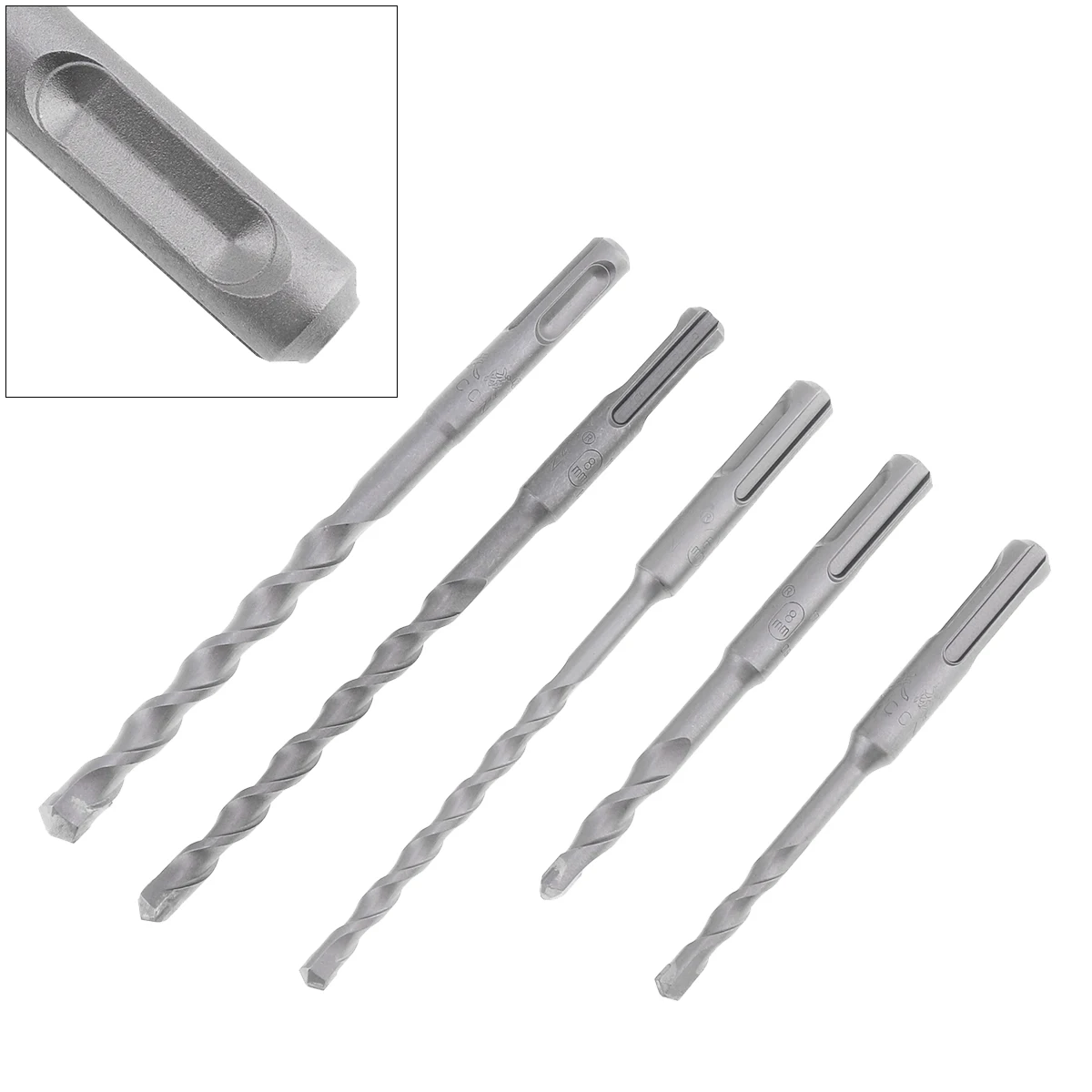 Bijlage klei Niet ingewikkeld 5 Stks/partij 6 Mm-10 Mm Boor Set Rvs Sds Plus Boorhamer Beton Metselwerk  Boren power Tool Accessoires - AliExpress Gereedschap