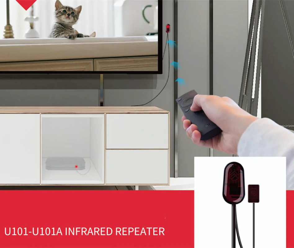 

Practical USB Adapter Infrared IR Remote Extender Repeater Receiver Transmitter Applies to All Remote Control Devices