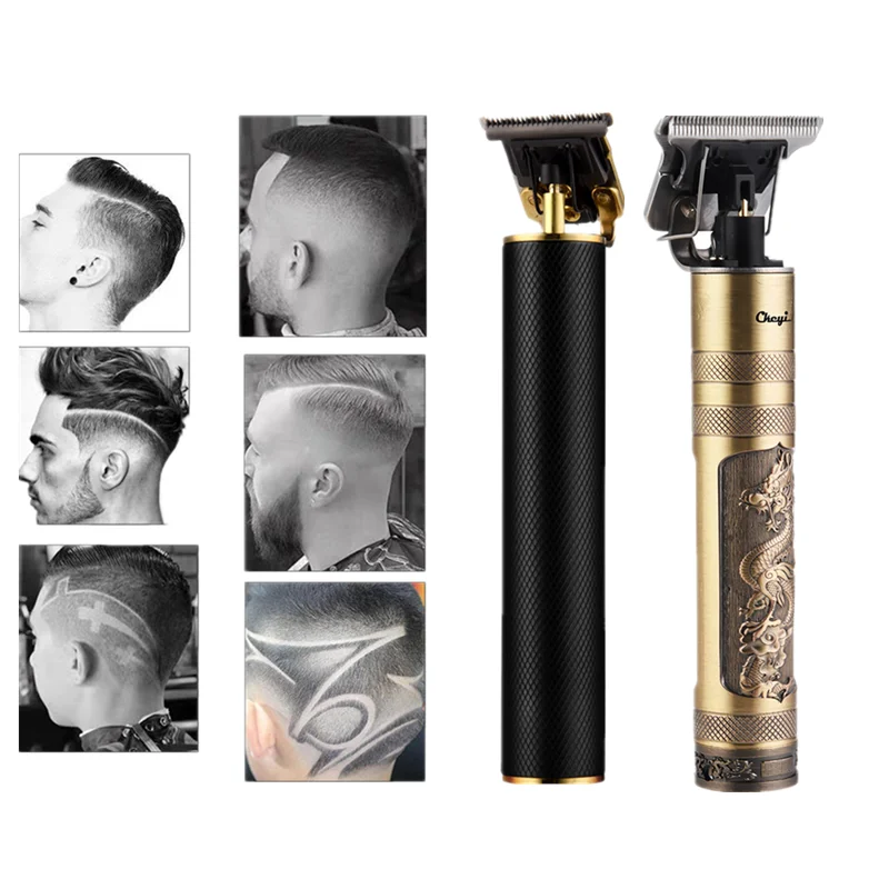 

USB Rechargeable T9 Baldheaded Hair Clipper Electric hair trimmer Cordless Shaver Trimmer 0mm Men Barber Hair Cutting Machine