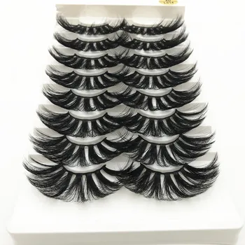

8 pairs of 3D false eyelashes thick eyelashes soft eyelashes mink false eyelashes makeup false eyelashes wholesale eyelash tools