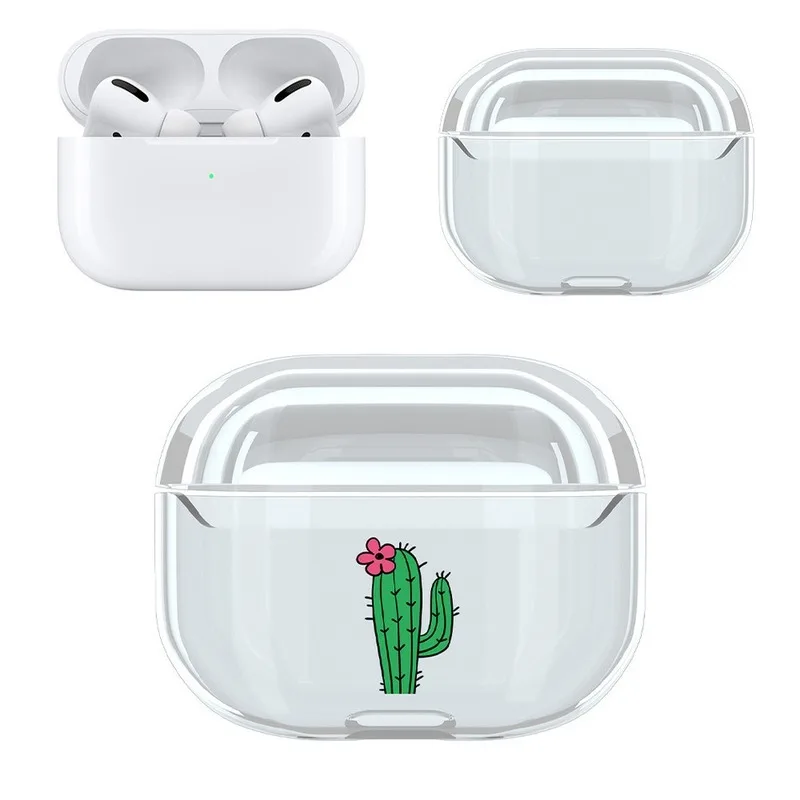 Беспроводной чехол для наушников для Apple AirPods Pro Чехол прозрачный мультяшный чехол для Air Pods Pro Чехол Защита для наушников Аксессуары
