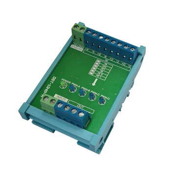 

4-channel Differential Transfer Collector Encoder IO Interface Board HSZ04H-C 5V to 24V 12V to 24V Signal Transfer Board